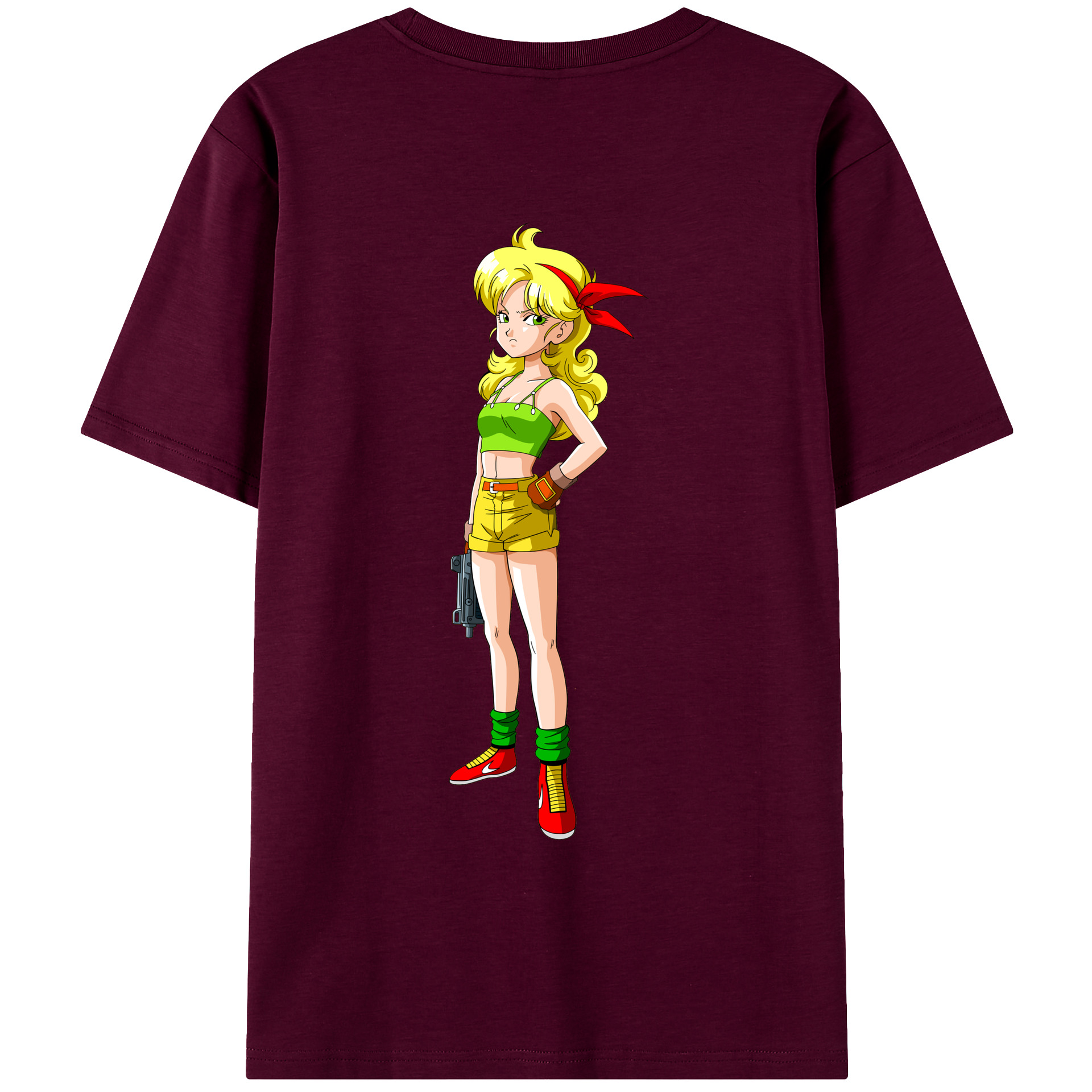 （画像用） ドラゴンボール DRAGON BALL レディース半袖Tシャツ(バックプリント)